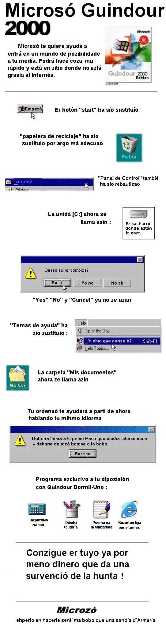 Windows para andaluces